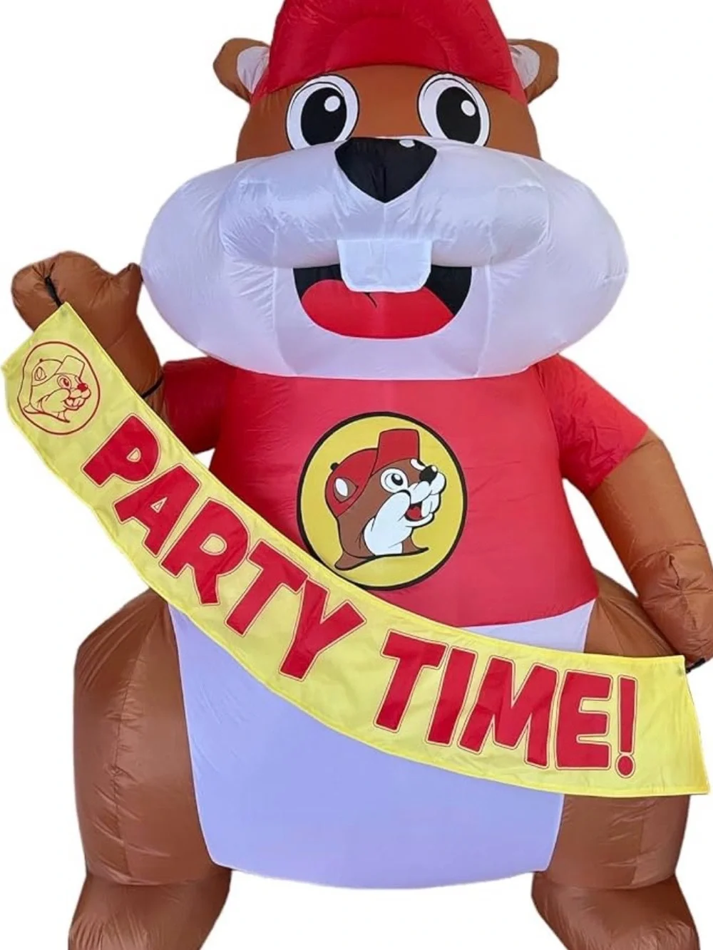 BUC-EE’S beaver, inflatable blowup camping yard holiday decoration NEW Bucees